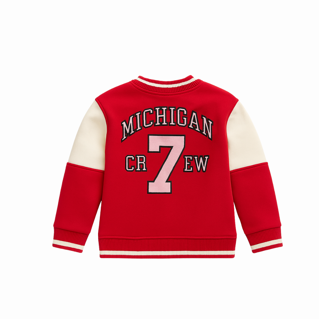 Red Varsity Jacket – Trendy Winter Outerwear