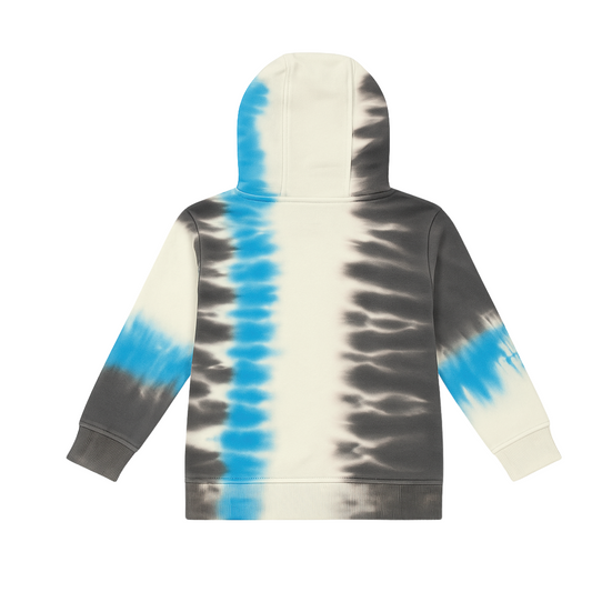 Fashionable Tie-Dye Winter Wear in Blue & Grey for Cozy Comfort