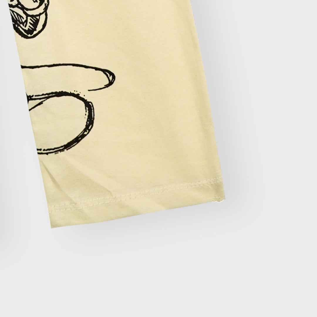 Kids Mickey Mouse Pajamas for Kids - Cute Yellow Summer Sleepwear