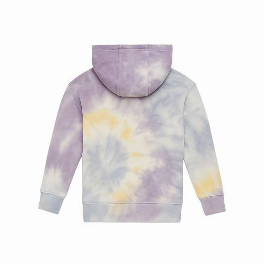 Stylish Kids Tie-Dye Zip Hoodie – Cozy Winter Wear for Children