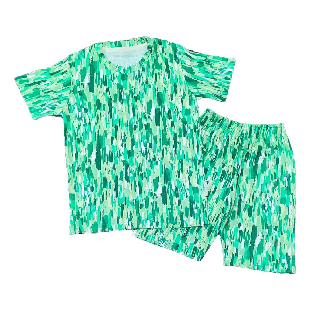 Trendy Kids Summer T-Shirt and Shorts Set – Stylish & Comfortable Cotton Outfit for Kids