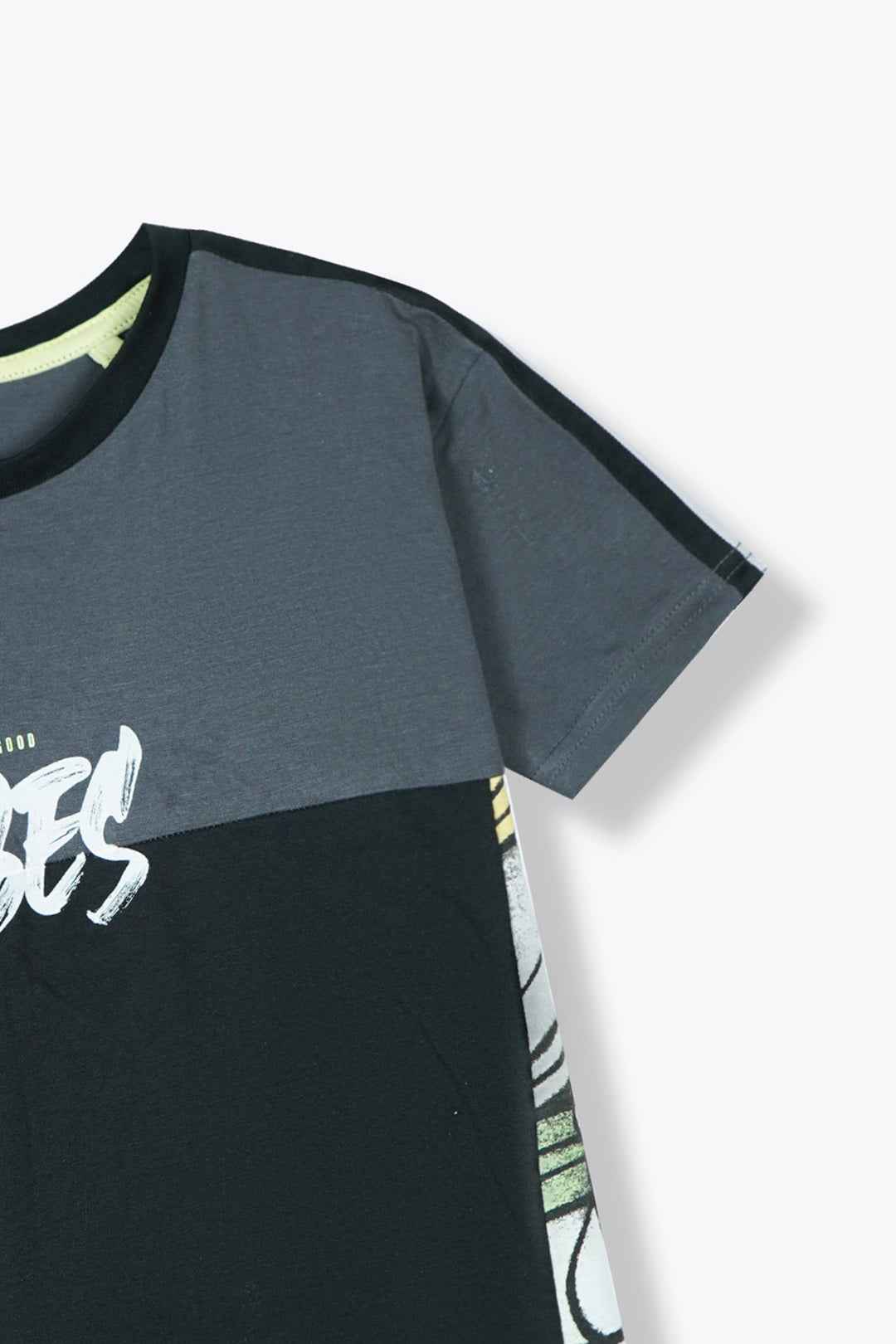 Kids Summer Cotton T-Shirt - Feel Good Vibes Design