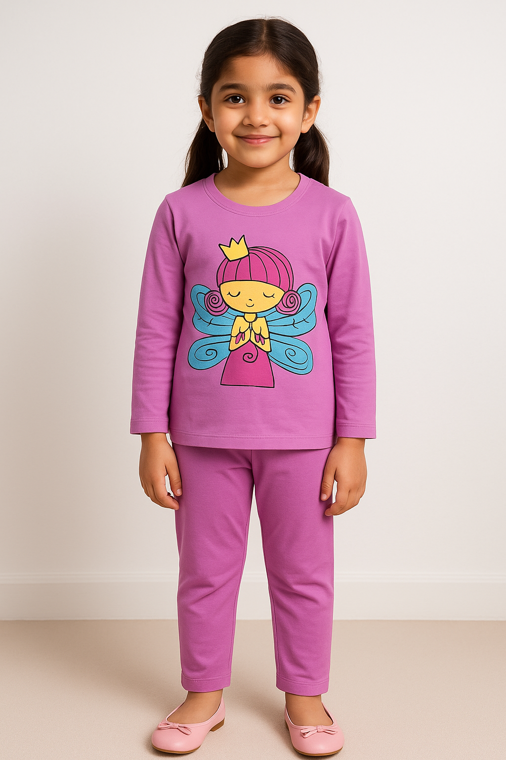 Fairy Princess Pajama Set – Trendy and Comfortable Summer Cotton Wear