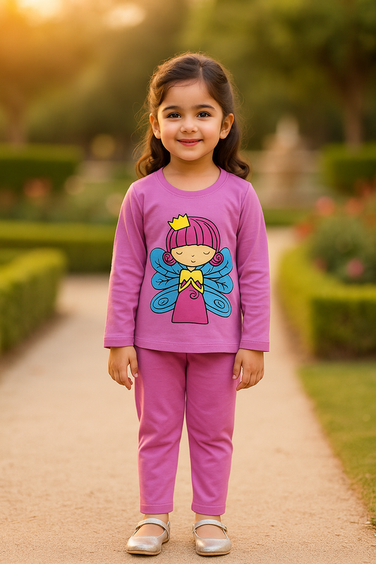 Fairy Princess Pajama Set – Trendy and Comfortable Summer Cotton Wear