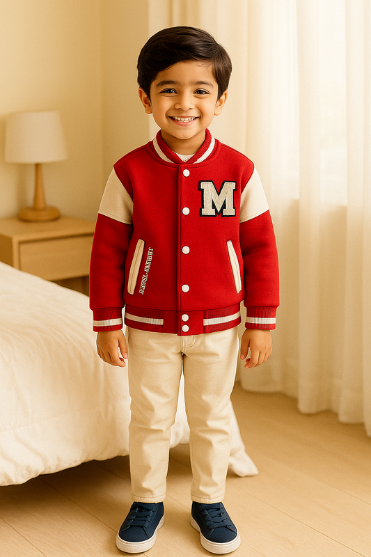 Red Varsity Jacket – Trendy Winter Outerwear