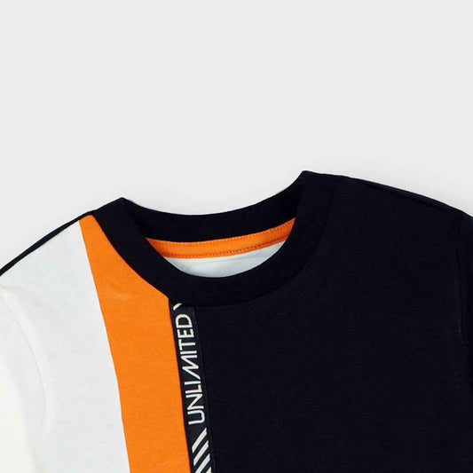 Boys Colorblock T-Shirt – Unlimited Vibes Trendy Summer Look
