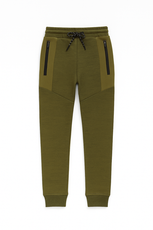 Stylish Winter Joggers – Export Grade, Contrast Panel Design