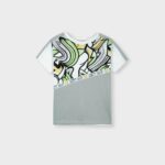 Kids Stylish Graffiti Print T-Shirt – Summer Cotton Tee