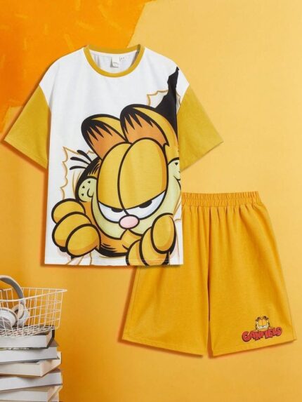 Garfield Summer Cotton Co-Ord Set for Kids – Trendy & Comfortable